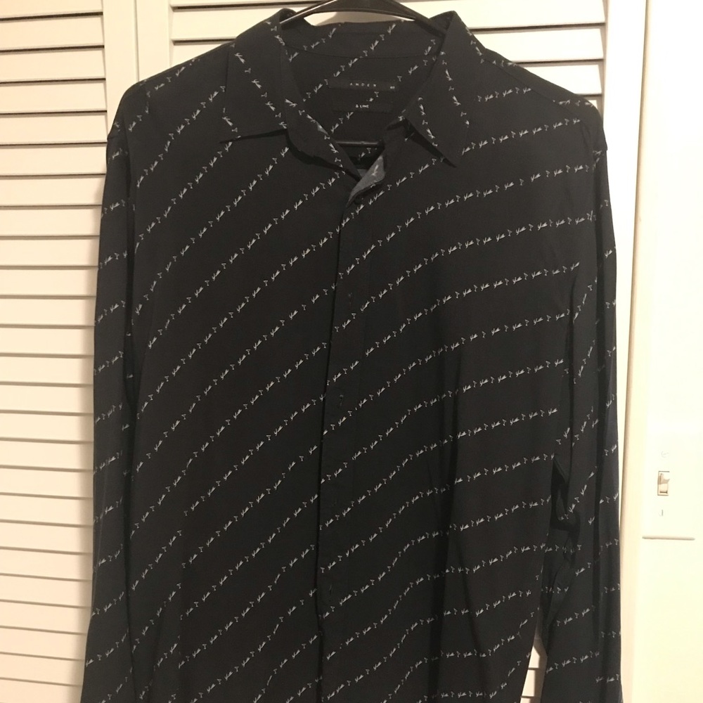 Andew Dress Shirt Navy Blue